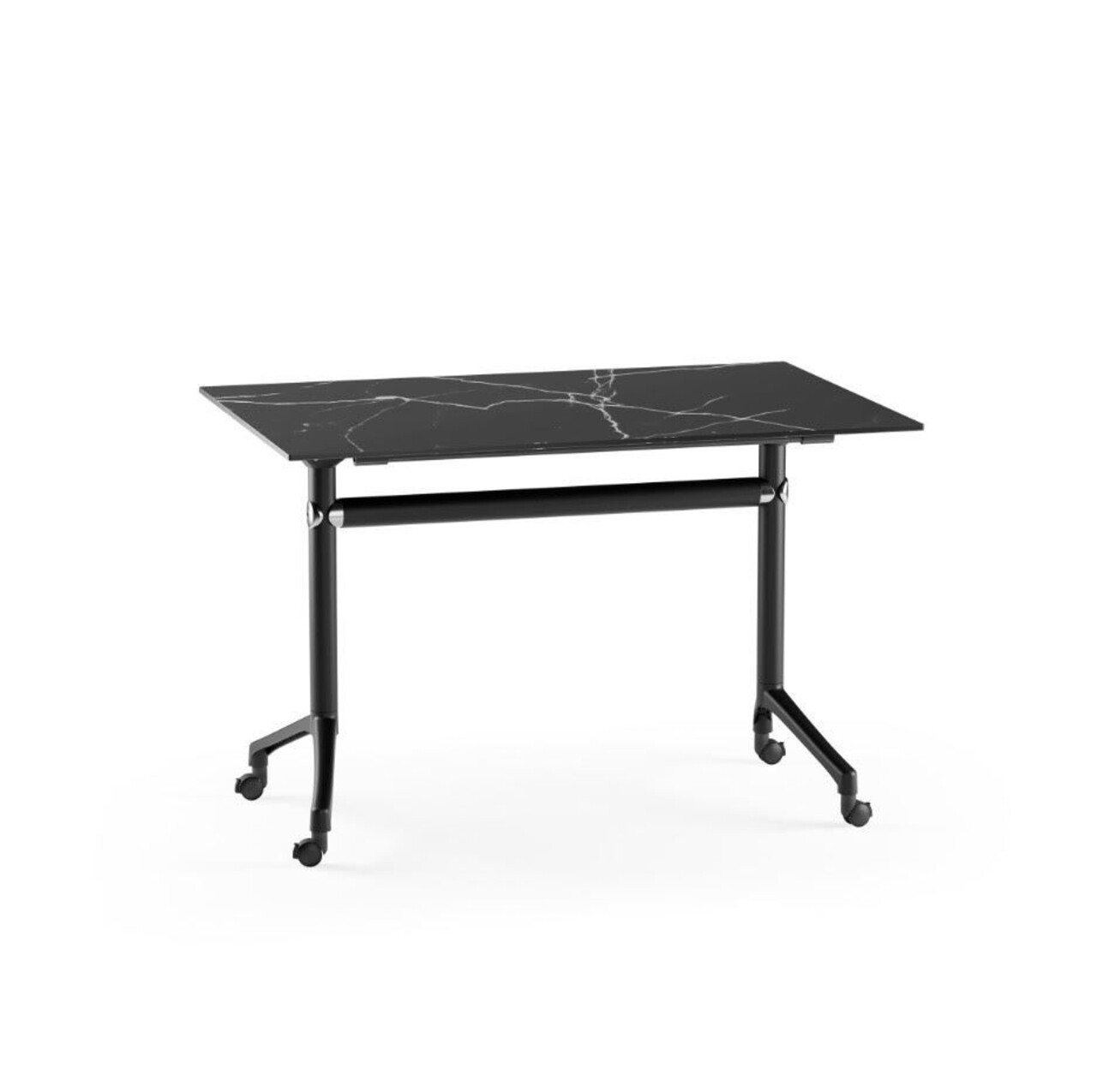 Masa pliabila, Hanah Home, Snap, 120x69x48 cm, Negru - imagine 5